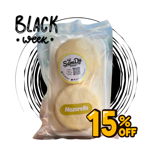 Arepas de buñuelo mozzarella Paq X 4 - 2 Unidades